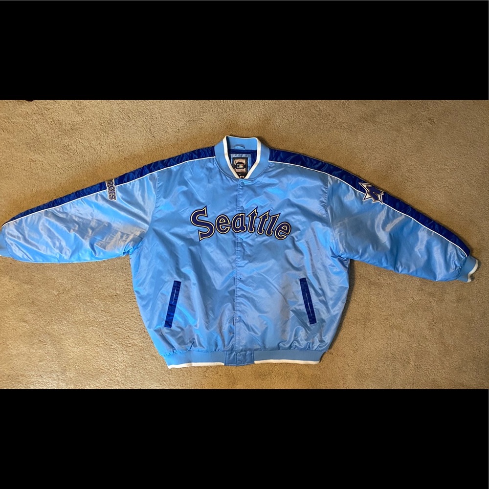 Rare Vintage Seattle Mariners Satin Jacket
